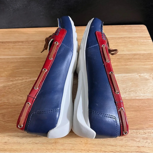 Chaps Red, White, And Blue Loafers Size 8.5B - Picture 7 of 9